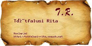 Tótfalusi Rita névjegykártya